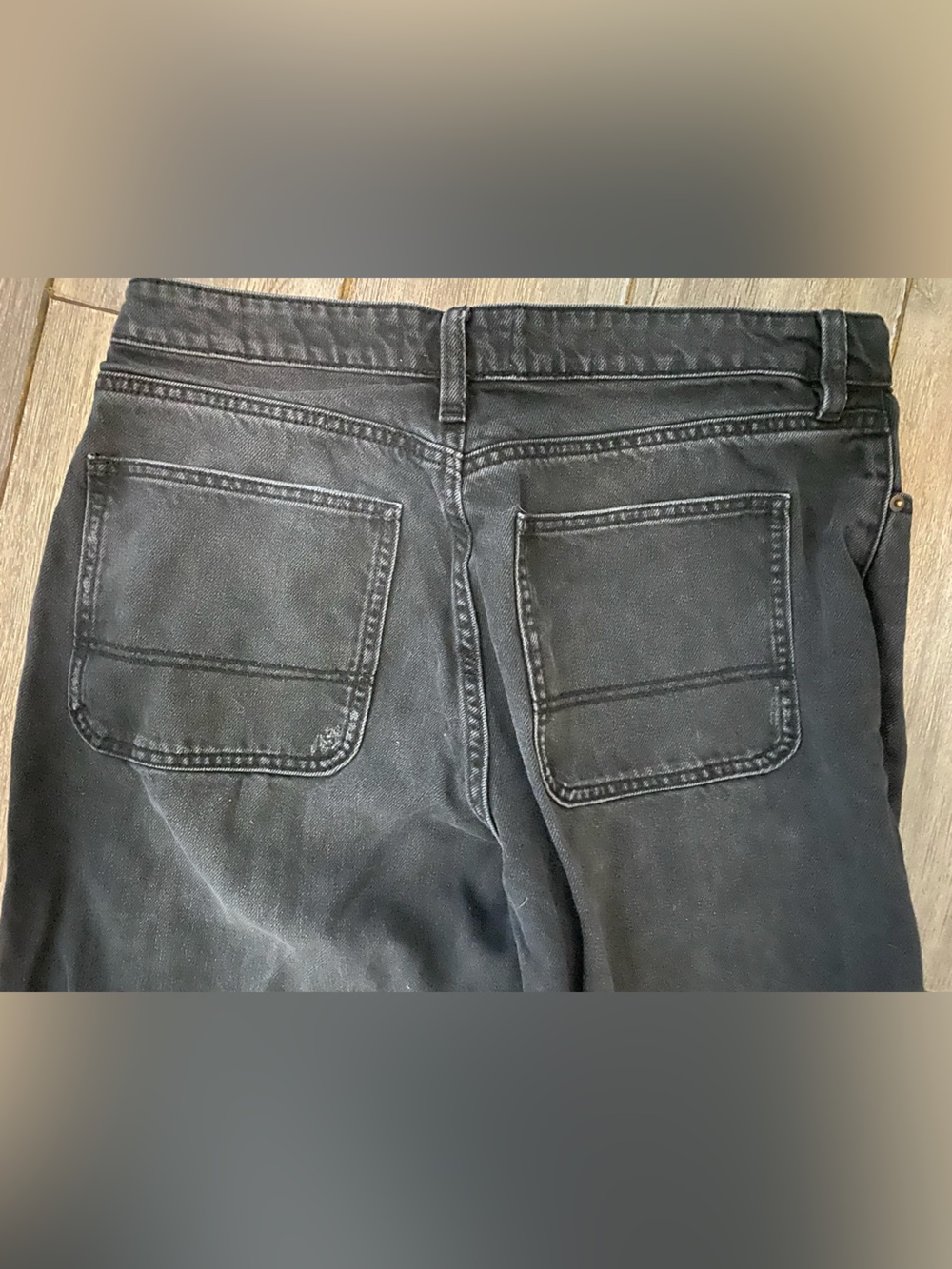 Ardene Women’s Washed Black Relaxed Jeans